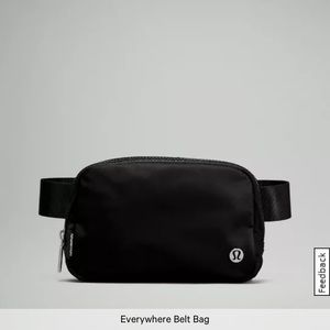 NWT Lululemon Black Everywhere Belt Bag (EBB)